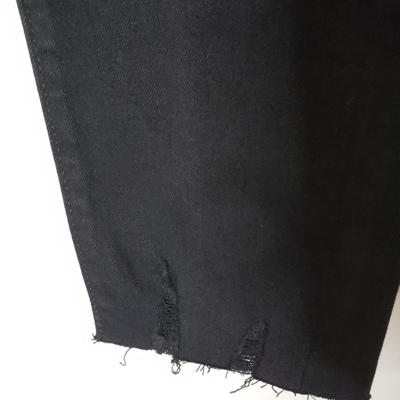 NEW Old Navy Rockstar Super Skinny Jeans Black Knees Distressed Womens Summer - Picture 7 of 16